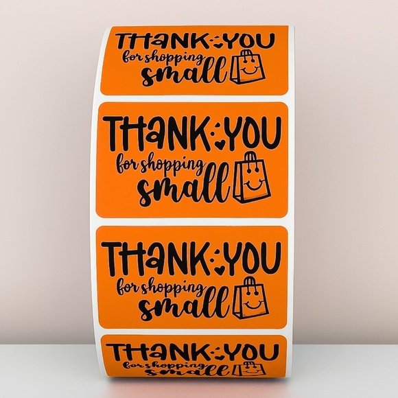 Thank You for Shopping Small Stickers Packaging Labels for Small Business Order - Picture 8 of 11